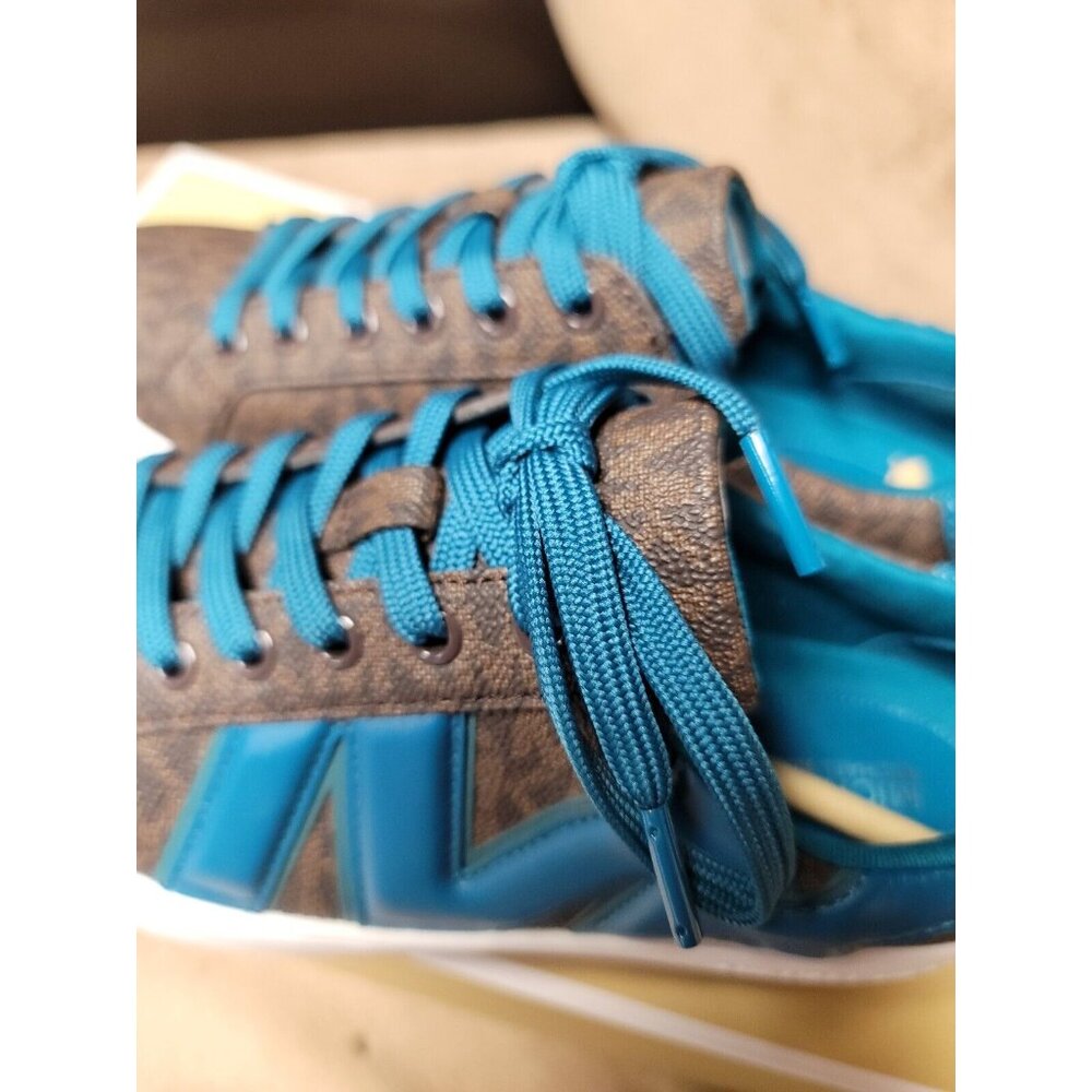 MICHAEL KORS Poppy Brown  LAGOON Logo Sneakers Size 6. 5 MSRP $165.00 - Picture 8 of 11
